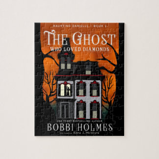 Ghost som älskade Diamonds Bok Cover Puzzle Pussel