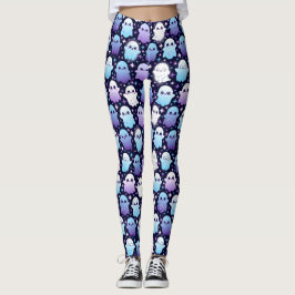 Ghost söt, halloween leggings