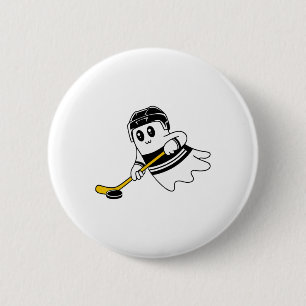 Ghost Spela Ice Hockey Halloween Costume Sports Knapp