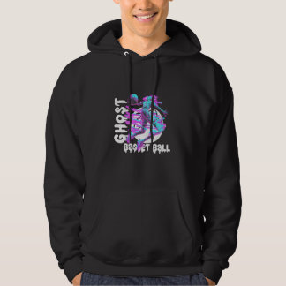 Ghost spelar basketboll hoodie