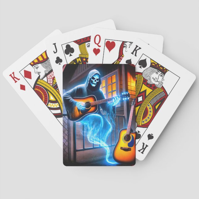 Ghost spelar Guitar Casinokort (Baksidan)