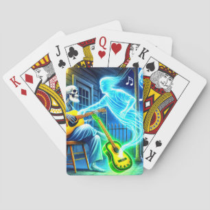 Ghost spelar Guitar Casinokort