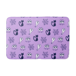 Ghost, Spindelnät och Svarta katter Lila Badrumsmatta