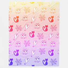 Ghost, Spindelnät och Svarta katter Rainbow Fleecefilt