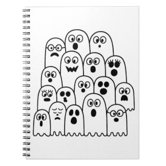 Ghost Spiral Photo Notebook Anteckningsbok
