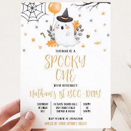 Ghost Spökliknande Halloween Födelsedag Inbjudningar