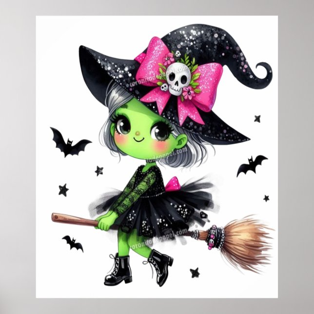 Ghost Spooky Mamma Retro Halloween Vintage Design Poster (Framsidan)