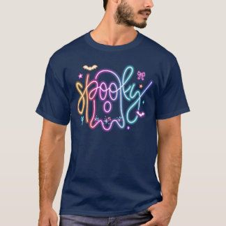 Ghost Spooky Season Coquette Bow Bus eller godis H T Shirt