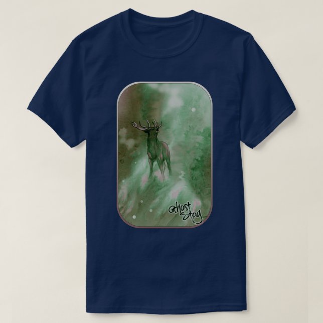 Ghost Stag T Shirt (Design framsida)
