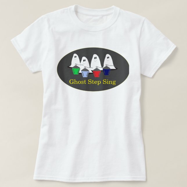 Ghost Step Sjunga Bryn Mawr Lanterns Halloween T-S T Shirt (Design framsida)