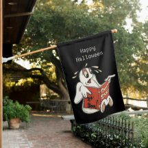 Ghost Stories Halloween House Flagga