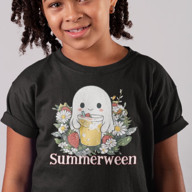 Ghost Summerween Summer Halloween T Shirt (Skapare uppladdad)