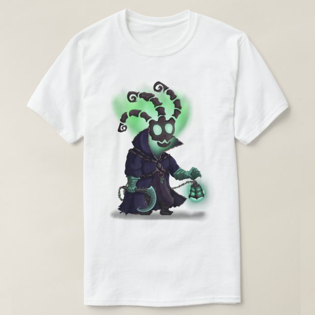 Ghost T-shirt - Spooky Horror Graphic Tee (Design framsida)