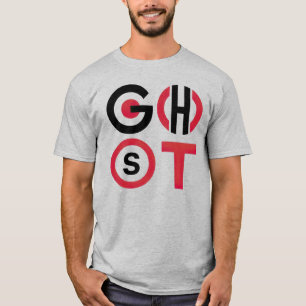 Ghost-text T Shirt
