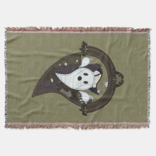 Ghost Throw Blanket Filt (Framsidan)