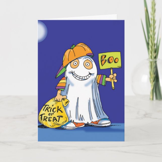 Ghost-to-treat-kort Kort (Framsida)