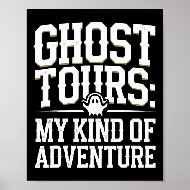 Ghost Tour Paranormal Investigation Spooky Adventu Poster (Framsidan)
