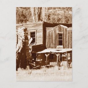 Ghost Town-bild från Utah Vykort