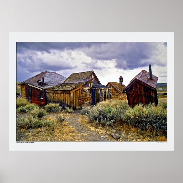 Ghost Town of Bodie California Poster (Framsidan)