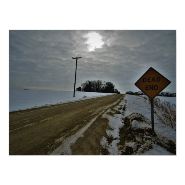 "Ghost Township" Fototryck (Framsidan)
