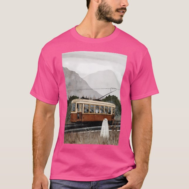 Ghost Tram T Shirt (Framsida)