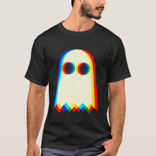 Ghost Trippy Vaporwave Tröja, Festival Rave Stil T Shirt
