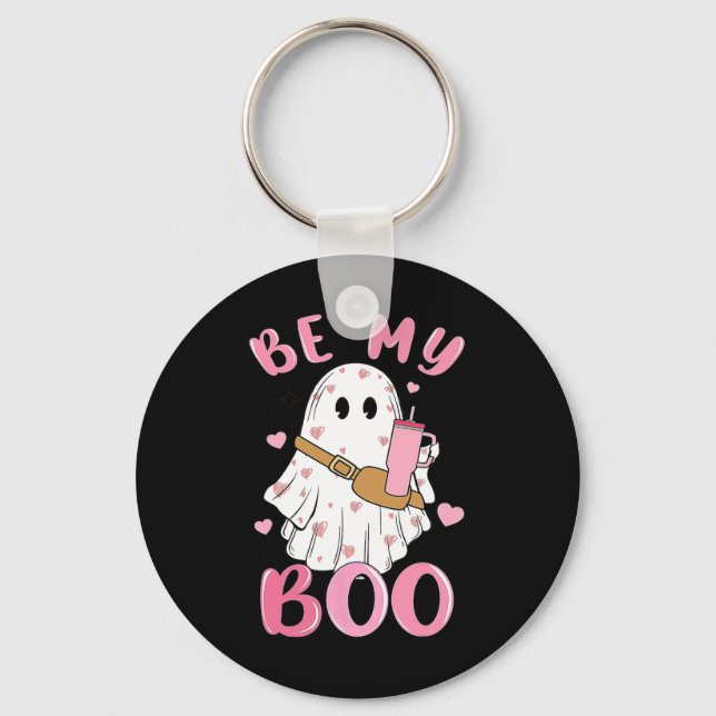 Ghost Valentine be My Boo Nyckelring (Framsida)