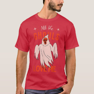Ghost vibes alla Ghouls Kärlek jag-utrustning för T Shirt