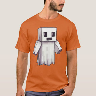 Ghost Video Gamer Kostym Halloween Matchande Kläde T Shirt