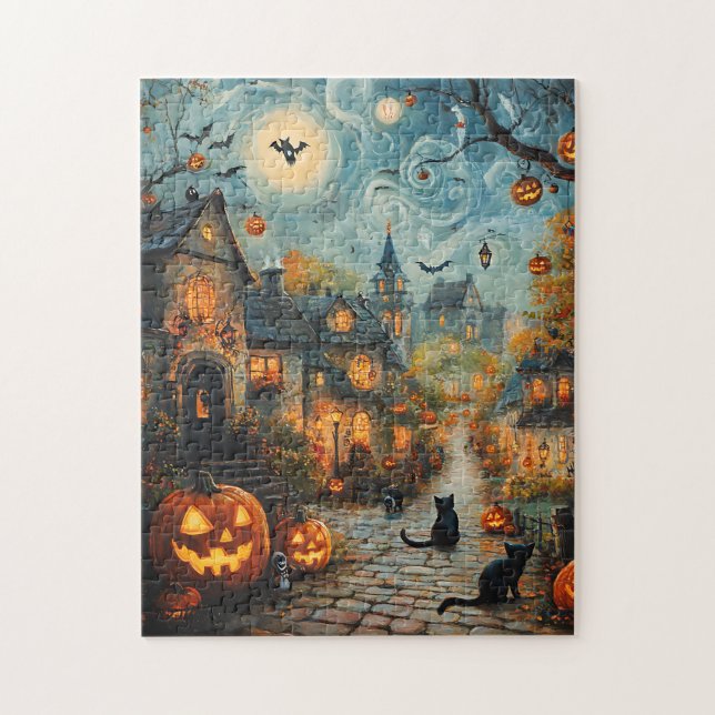 Ghost Village Puzzle Pussel (Vertikal)