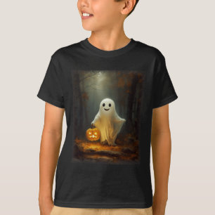 Ghost Walking in the Forest Halloween Costume Mana T Shirt