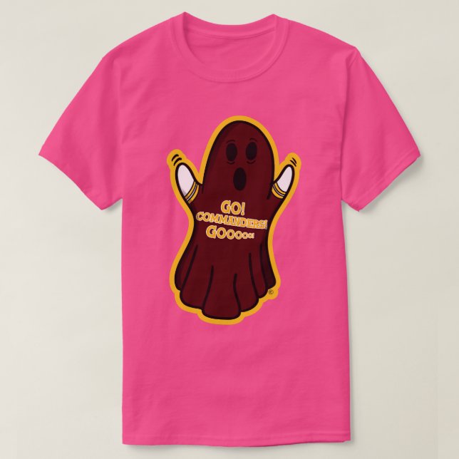 Ghost Washington Commanders T Shirt (Design framsida)