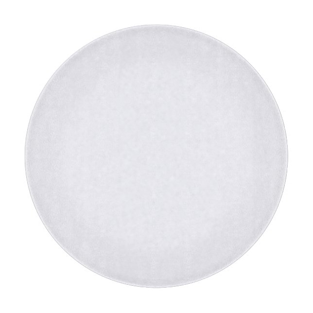 Ghost White Round Glass CEG Board (Framsidan)