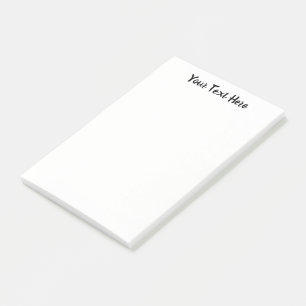 Ghost White Solid Färg anpassningsbar Post-it Block