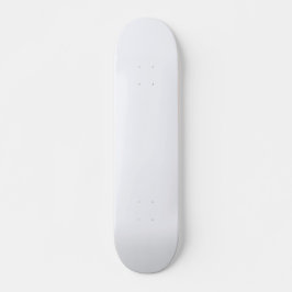 Ghost White Solid Färg Mini Skateboard Bräda 18,5 Cm