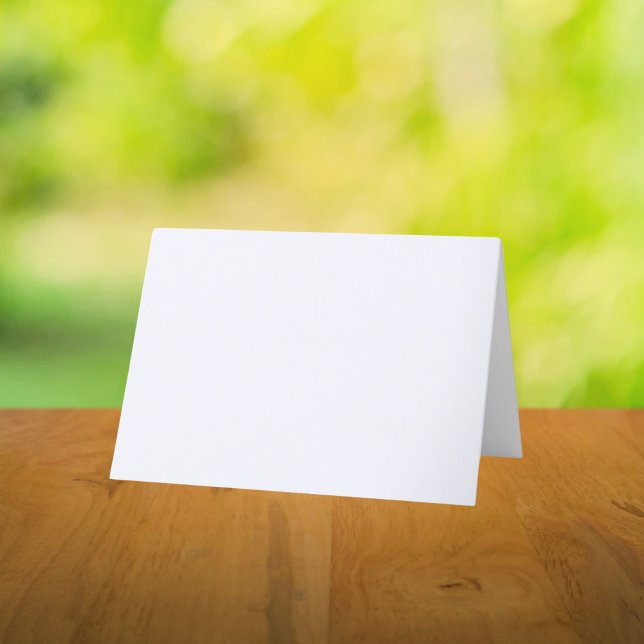 Ghost White Solid Färg Tack Kort (Skapare uppladdad)