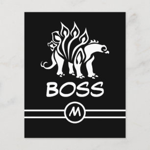 Ghost White Stegosaurus Spiked Dinosaur Flygblad