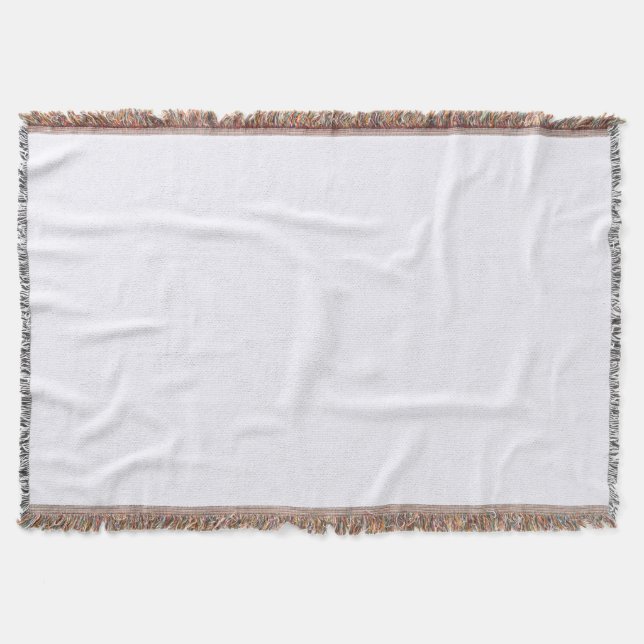 Ghost White Throw Blanket Filt (Framsidan)