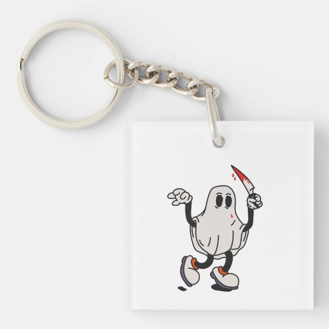 Ghost with blood knife (Framsidan)