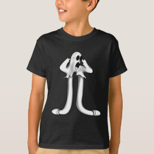 Ghost X Koko the Clown Scary Goth T Shirt