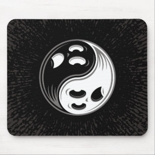 Ghost Yin Yang Black and White Musmatta