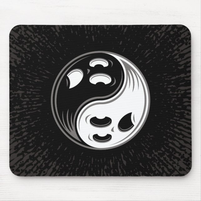 Ghost Yin Yang Black and White Musmatta (Framsidan)