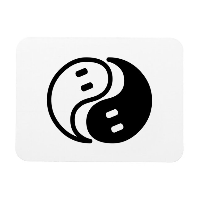 Ghost Yin Yang Magnet (Horisontell)