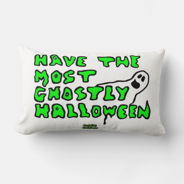 Ghosta Halloween-ländryggen Lumbarkudde (Framsida)