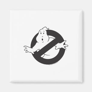 Ghostbusters Frozen Empire Black No Ghost Logotyp Magnet