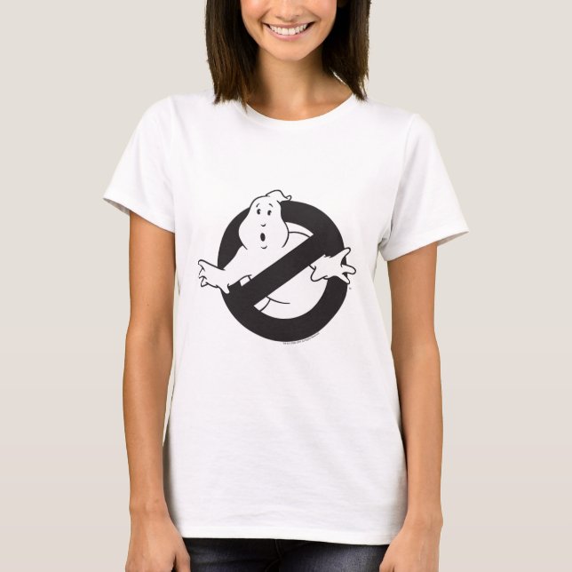 Ghostbusters Frozen Empire Black No Ghost Logotyp T Shirt (Framsida)