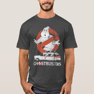 Ghostbusters Ingen spöke med Ectomobile Retro-film T Shirt