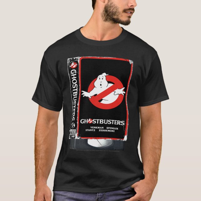 Ghostbusters VHS Tape T Shirt (Framsida)