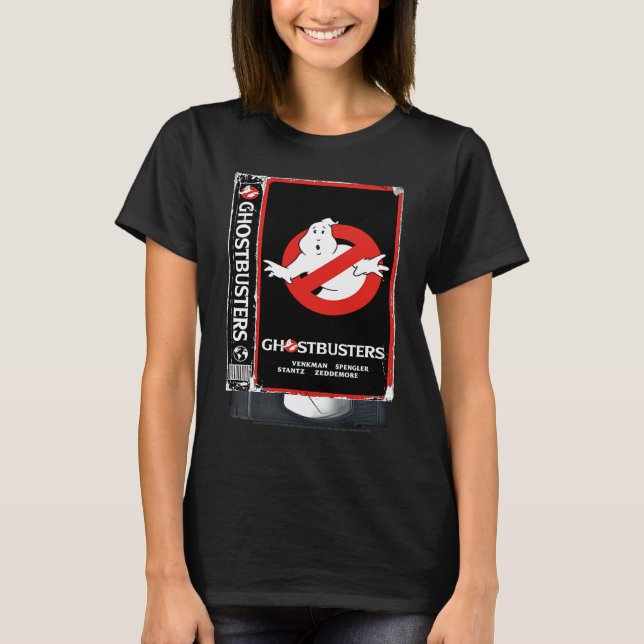 Ghostbusters VHS Tape T Shirt (Framsida)