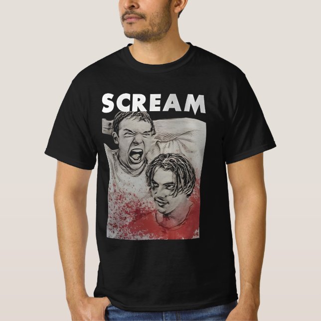 ghostface skrik billy t shirt (Framsida)